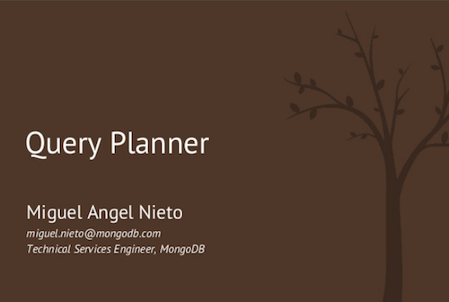 Query Planner Slides